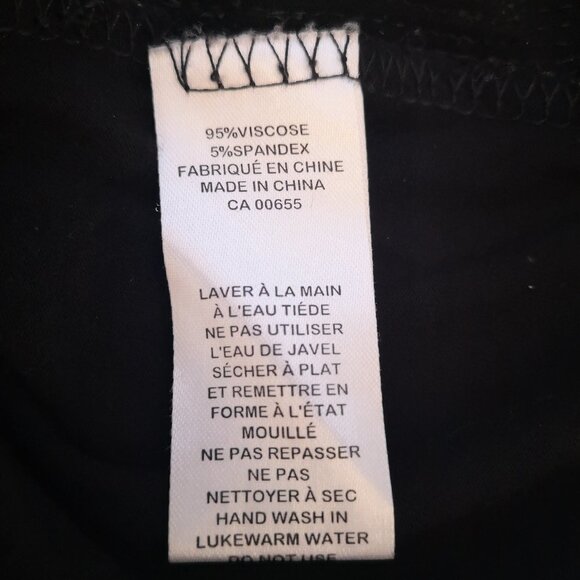 Reitmans Ladies Black Round Neck Shimmery Tank Top - Picture 5 of 8